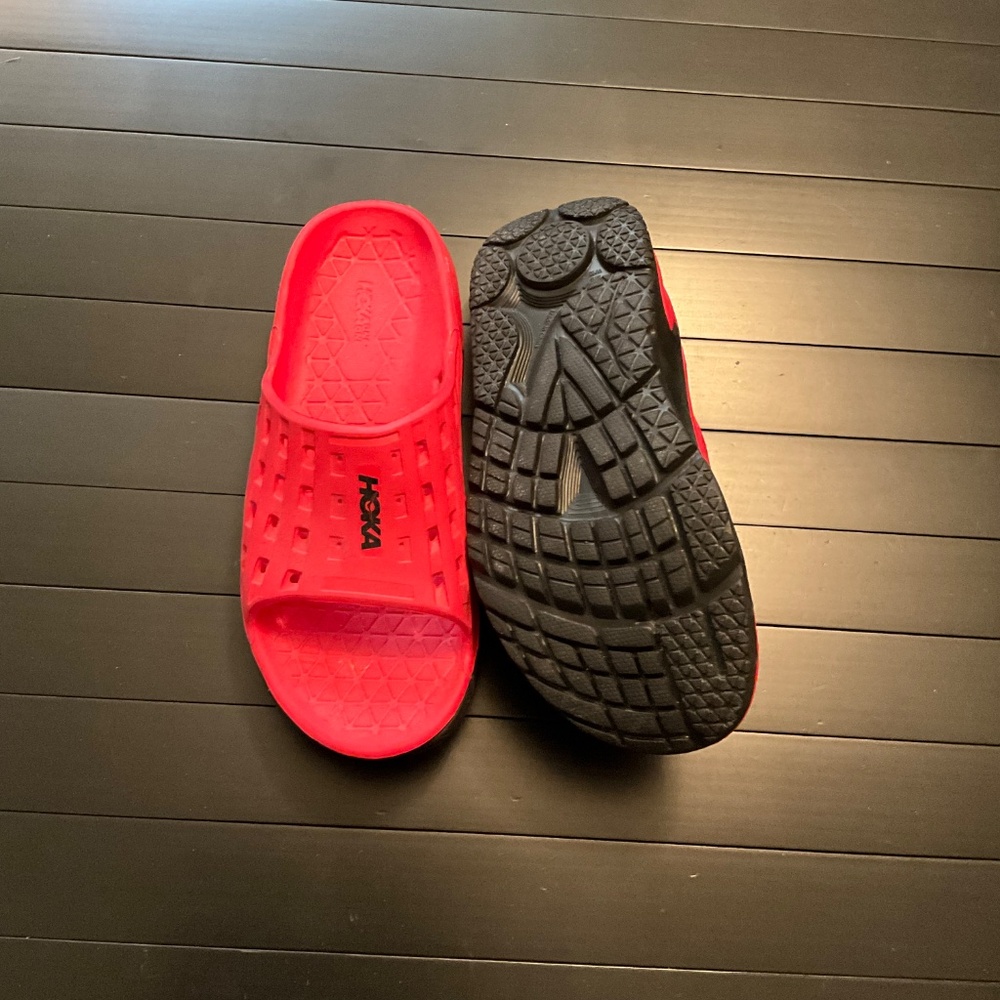 Hoka One One Red Mules & Clogs - Picture 2 of 2